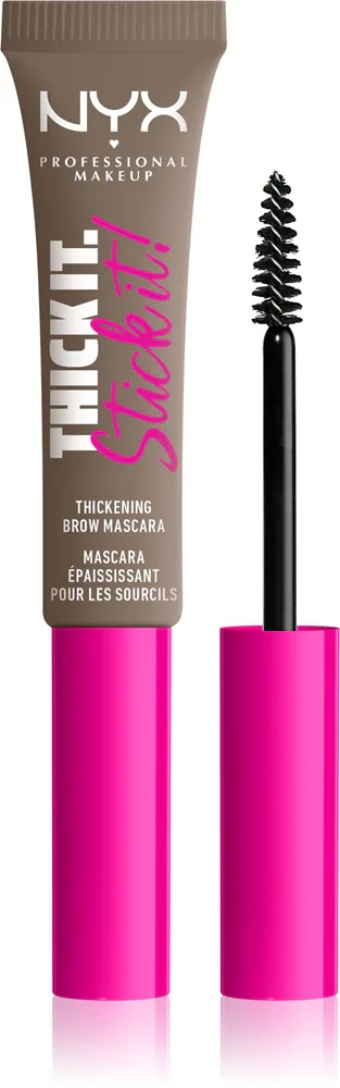 NYX Professional Makeup Thick it Stick It Brow Mascara - Тушь для бровей, 7 мл, оттенок 01 Taupe