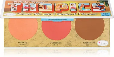theBalm Voyage Tropics - Палетка косметики: бронзер и руж, 8 г