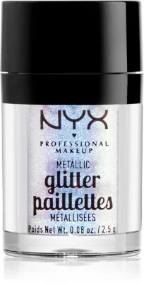 NYX Professional Makeup Glitter Goals - Металлический брокат для лица и тела, 2 г