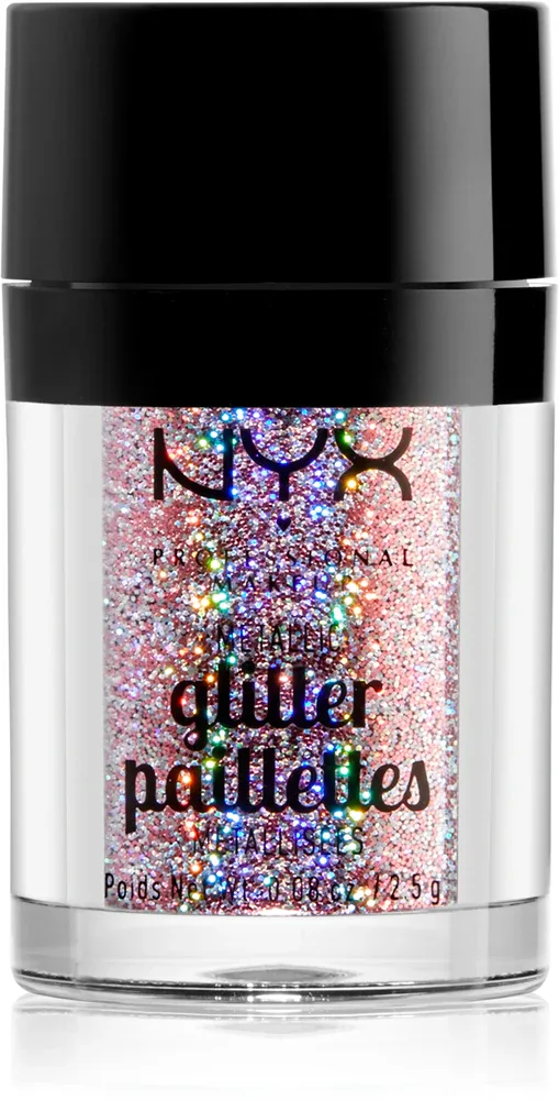 NYX Professional Makeup Glitter Goals - Металлический брокат для лица и тела, 2 г, оттенок 03 Beauty Beam