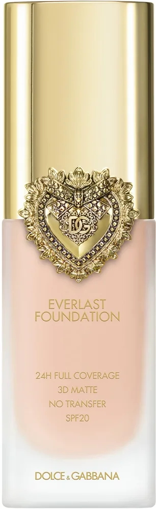 Dolce&Gabbana Flawless Everlast Foundation - Интенсивно маскирующий флюид с длительным действием SPF 20. оттенок 04C LIGHT, 27 ml