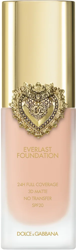 Dolce&Gabbana Flawless Everlast Foundation - Интенсивно маскирующий флюид с длительным действием SPF 20. оттенок 08W Light, 27 ml