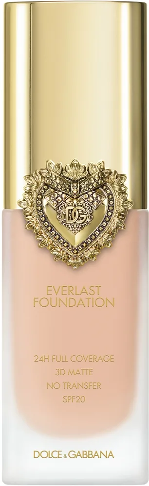 Dolce&Gabbana Flawless Everlast Foundation - Интенсивно маскирующий флюид с длительным действием SPF 20. оттенок 09C Light Medium, 27 ml