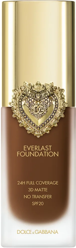 Dolce&Gabbana Flawless Everlast Foundation - Интенсивно маскирующий флюид с длительным действием SPF 20. оттенок 37W Deep, 27 ml
