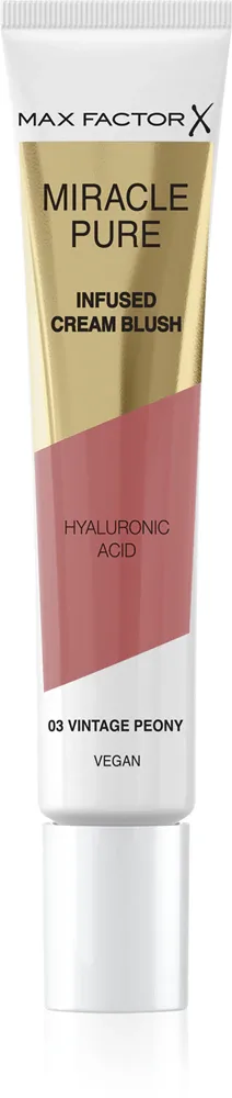 Max Factor Miracle Pure - Румяна для щек в креме, 15 мл, оттенок 03 Vintage Peony