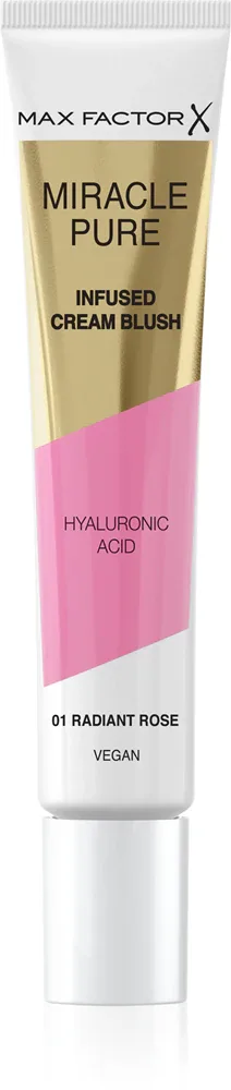 Max Factor Miracle Pure - Румяна для щек в креме, 15 мл, оттенок 01 Radiant Rose