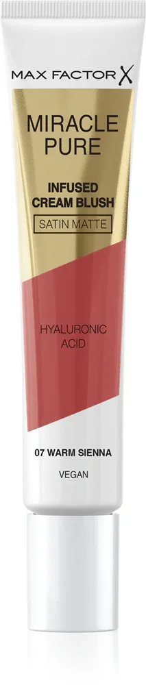 Max Factor Miracle Pure - Румяна для щек в креме, 15 мл, оттенок 07 Warm Sienna