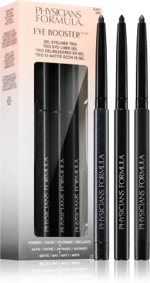 Physicians Formula Eye Booster Gel Eyeliner Trio - Набор декоративной косметики для глаз оттенок Black оттенок Black, 0