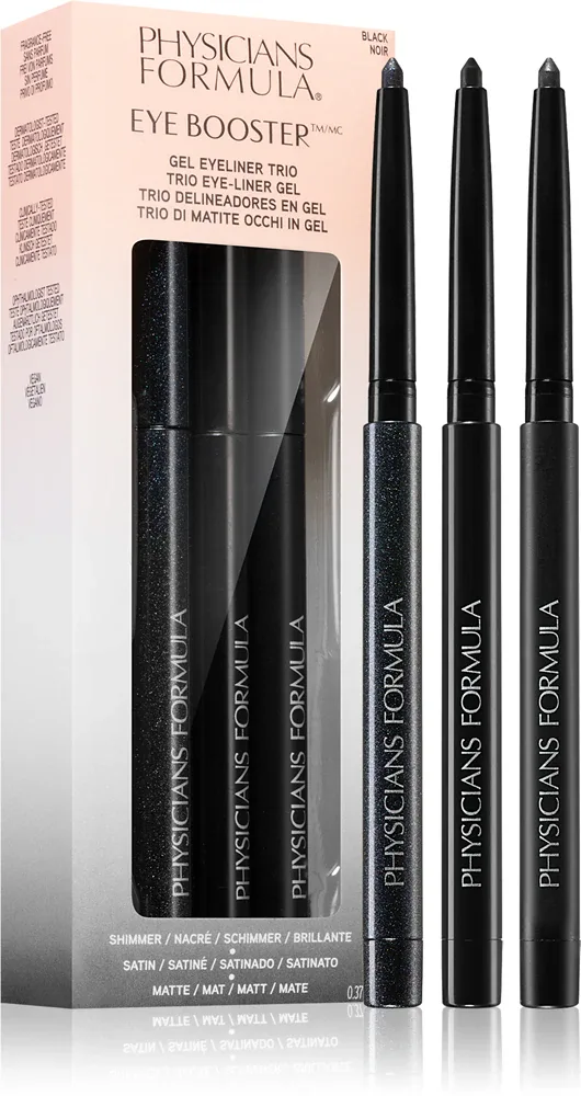 Physicians Formula Eye Booster Gel Eyeliner Trio - Набор декоративной косметики для глаз оттенок Black оттенок Black, 0