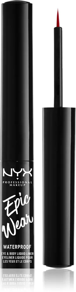 NYX Professional Makeup Epic Wear Liquid Liner - Жидкая матовая подводка для глаз, 3 мл, оттенок 07 Red