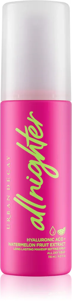 Urban Decay All Nighter Hyaluronic Acid - Спрей для фиксации макияжа, 118 ml