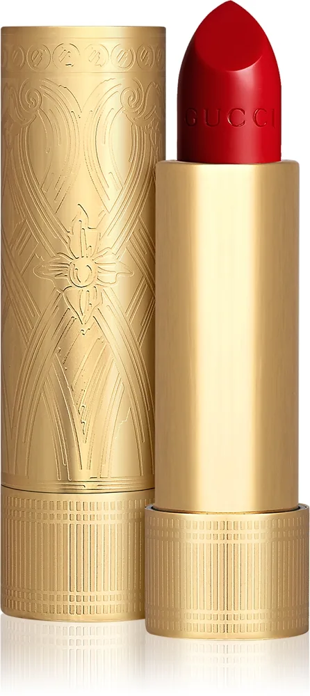 Gucci Gucci Beauty Rouge a Levres Satin Lipstick - Бархатная помада оттенок 25 Goldie Red, 3 g