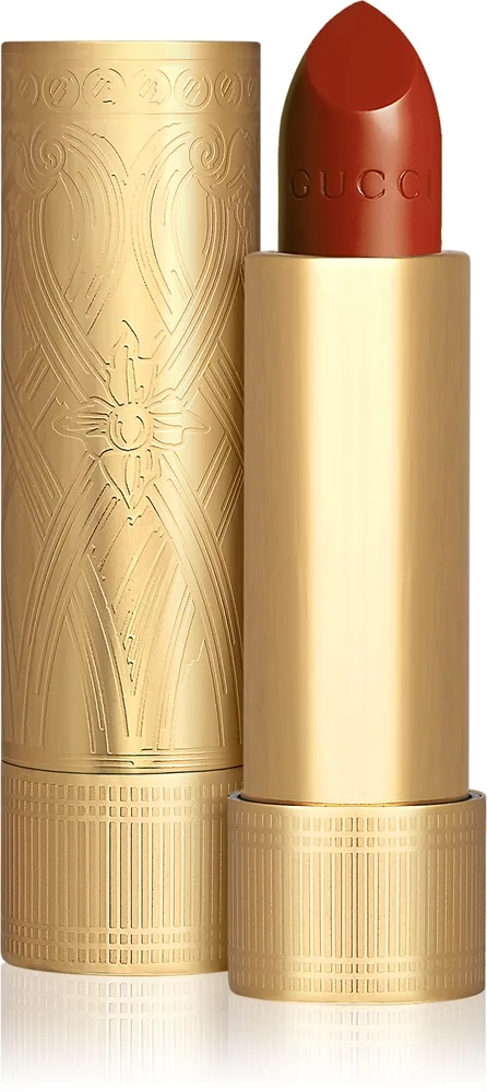 Gucci Gucci Beauty Rouge a Levres Satin Lipstick - Бархатная помада оттенок 505 Janet Rust, 3 g