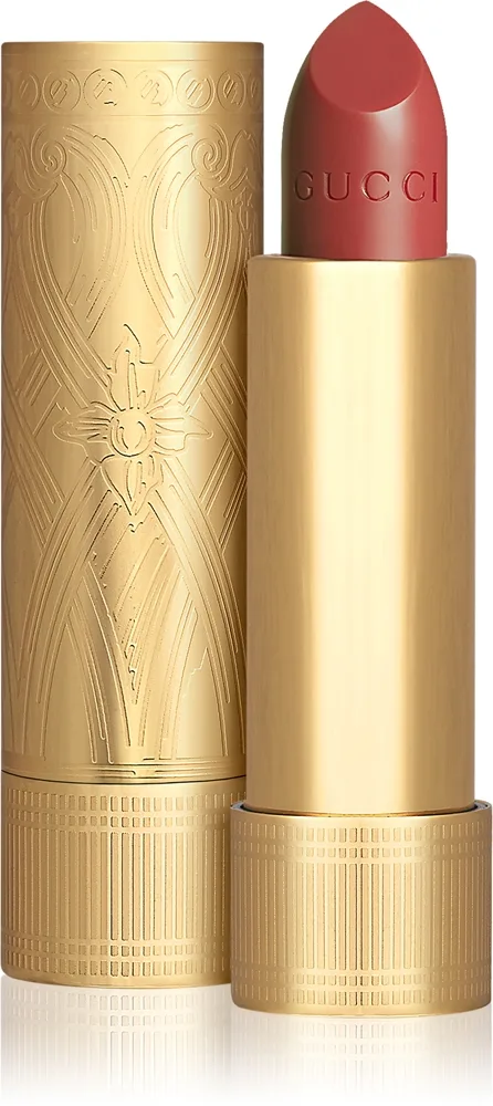 Gucci Gucci Beauty Rouge a Levres Satin Lipstick - Бархатная помада оттенок 202 Moira Sienna, 3 g