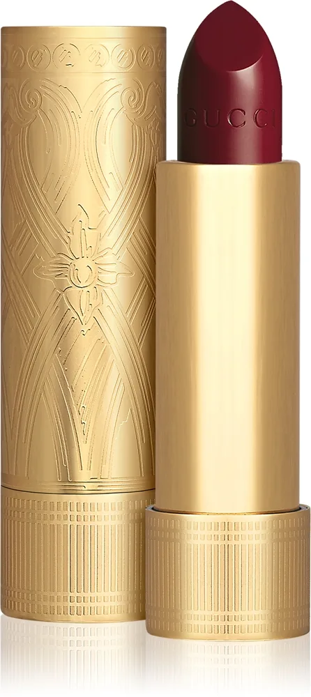 Gucci Gucci Beauty Rouge a Levres Satin Lipstick - Бархатная помада оттенок 506 Louisa Red, 3 g
