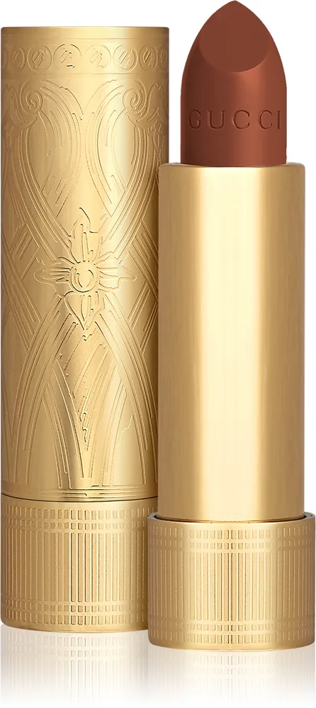Gucci Gucci Beauty Rouge a Levres Satin Lipstick - Бархатная помада оттенок 122 Eliza Ginger, 3 g