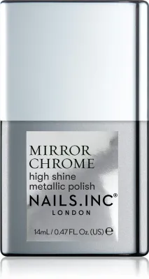 Nails Inc. Mirror Chrome - Лак для ногтей с высоким блеском, 14 мл