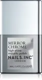 Nails Inc. Mirror Chrome - Лак для ногтей с высоким блеском оттенок Silver Served, 14 ml — фото 1