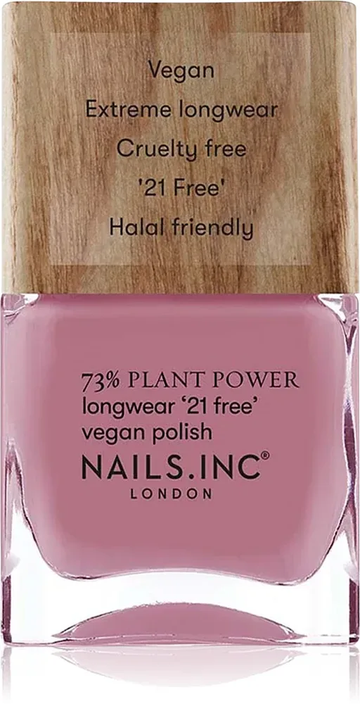 Nails Inc. Plant Power - Долговременный лак для ногтей, 14 мл, оттенок Nature Nirvana