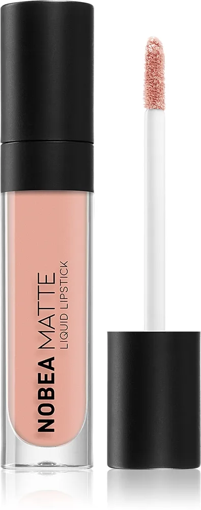 NOBEA Day-to-Day Matte Liquid Lipstick - Матовая жидкая помада, 7 мл, оттенок Cool Pink #M01