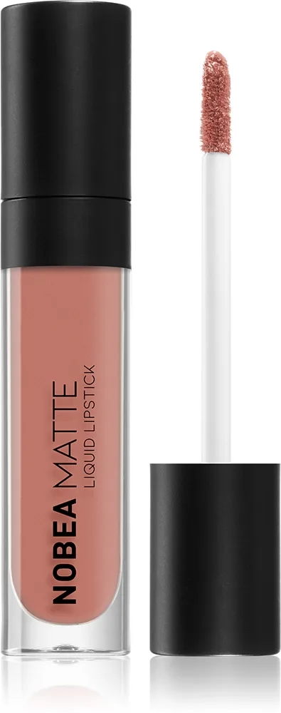 NOBEA Day-to-Day Matte Liquid Lipstick - Матовая жидкая помада оттенок Pink Lavender #M11, 7 ml