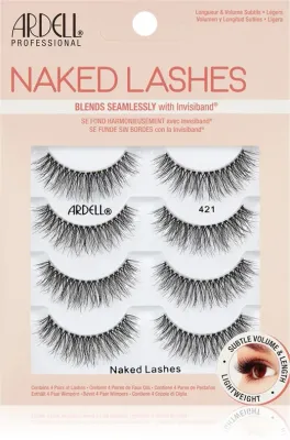 Ardell Naked Lashes Multipack - Накладные ресницы большая упаковка тип 421, 0