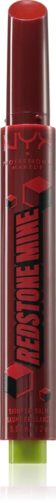 NYX Professional Makeup A Minecraft Movie - Бальзам для губ, 2 г, оттенок Redstone Mine