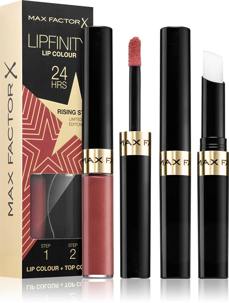 Max Factor Lipfinity Rising Stars - Долговременная помада для губ с бальзамом, 1 шт, оттенок 090 Starstruck