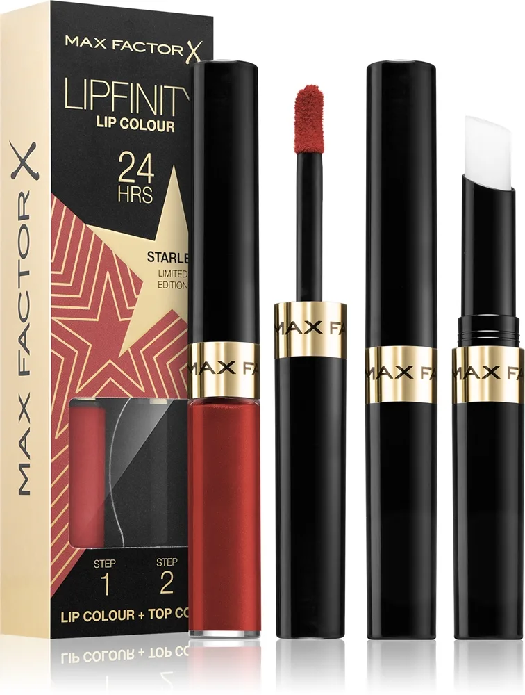Max Factor Lipfinity Rising Stars - Долговременная помада для губ с бальзамом оттенок 88 Starlet, 1 szt.