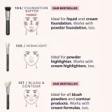 ZOEVA The Essential Brush Set - Набор кистей для косметики, 1 szt. — фото 4