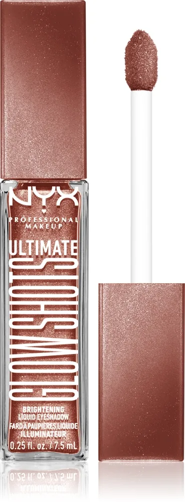 NYX Professional Makeup Ultimate Glow Shots - Блестящие тени для век в жидкой форме оттенок 09 Mango Moment, 7 ml