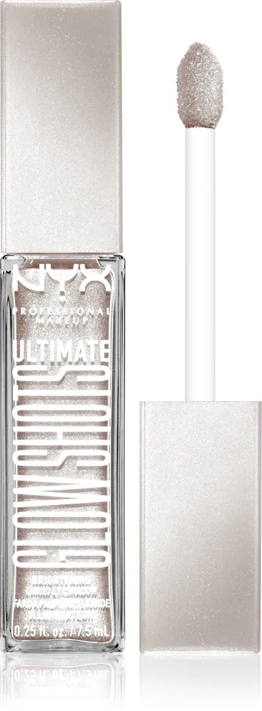 NYX Professional Makeup Ultimate Glow Shots - Блестящие тени для век в жидкой форме, 7 мл, оттенок 03 Come Thru Coconut