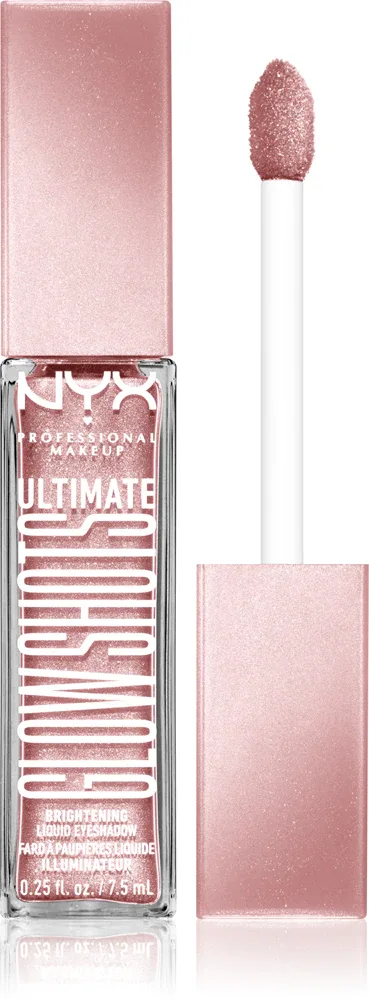 NYX Professional Makeup Ultimate Glow Shots - Блестящие тени для век в жидкой форме, 7 мл, оттенок 04 Grapefruit