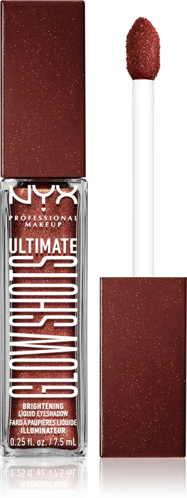 NYX Professional Makeup Ultimate Glow Shots - Блестящие тени для век в жидкой форме, 7 мл, оттенок 16 $ix Fig$