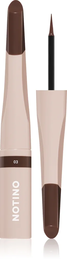 Notino Serum-Infused Lifeproof Eyebrow Liner - Жидкие карандаши для бровей с сывороткой 03 Brown, 2 ml