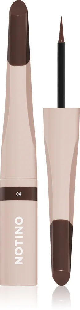Notino Serum-Infused Lifeproof Eyebrow Liner - Жидкие карандаши для бровей с сывороткой 04 Dark Brown, 2 ml