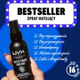 NYX Professional Makeup Makeup Setting Spray Matte - Спрей для фиксации загара, 3 ml — фото 3