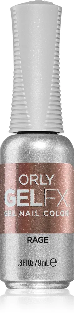 Orly Gelfx Gel - Гибридный лак для ногтей с использованием УФ / СВ-лампы оттенок Rage, 9 ml