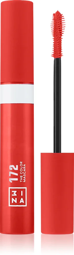 3INA The Color Mascara - Тушь для ресниц, 14 мл, оттенок 172 - Electric orange