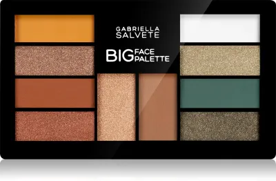 Gabriella Salvete Big Face - Палетка теней для век с румянами и бронзатором 01, 12 г