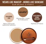 Danessa Myricks Beauty Yummy Skin Blurring Balm Powder - Компактное кремовое тональное основание, 18 г, оттенок 1 - Fair With Neutral Undertones — фото 4