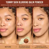 Danessa Myricks Beauty Yummy Skin Blurring Balm Powder - Компактное кремовое тональное основание оттенок Universal, 18 g — фото 4