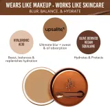 Danessa Myricks Beauty Yummy Skin Blurring Balm Powder - Компактное кремовое тональное основание оттенок 2 - Light With Golden Undertones, 18 g — фото 4