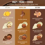 Danessa Myricks Beauty Yummy Skin Blurring Balm Powder - Компактное кремовое тональное основание оттенок 2 - Light With Golden Undertones, 18 g — фото 5