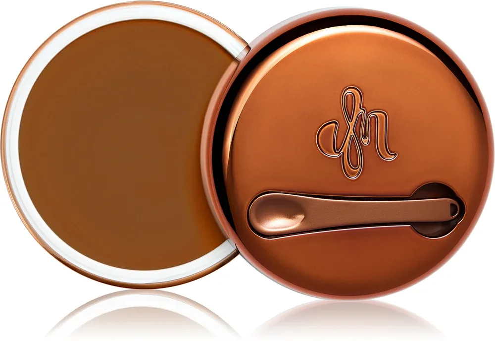 Danessa Myricks Beauty Yummy Skin Blurring Balm Powder - Компактное кремовое тональное основание, 18 г, оттенок 8.5 - Dark with Neutral Olive Undertones