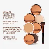 Danessa Myricks Beauty Yummy Skin Blurring Balm Powder - Компактное кремовое тональное основание, 18 г, оттенок 11 - Deep with Neutral Undertones — фото 5