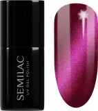Semilac UV Hybrid Silk Effect - Гибридный лак для ногтей с использованием УФ / СВ-лампы, 7 мл, оттенок 468 Pink Cosy Essential — фото 1