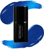 Semilac UV Hybrid Silk Effect - Гибридный лак для ногтей с использованием УФ / СВ-лампы, 7 мл, оттенок 466 Blue Silk Pyjamas — фото 2