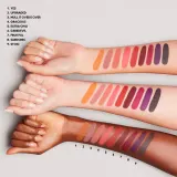 MAC Cosmetics Locked Kiss Ink 24HR Lipcolour - Долговременная матовая помадка в жидкой форме, 4 мл, оттенок Mull it over & over — фото 3