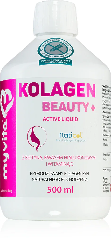 MyVita Kolagen Beauty - Раствор для красивых волос, кожи и ногтей, 500 ml